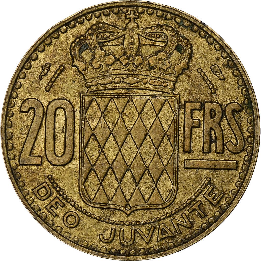 Monaco | Moneta da 20 franchi | Ranieri III | Km:131 | 1950 - 1951
