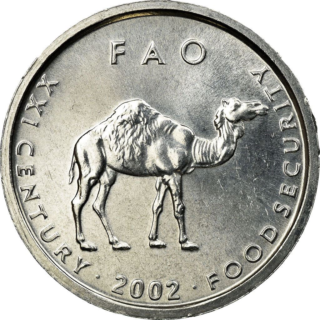 Somalia | 10 Shillings Coin | Dromedary Camel | Km:46 | 1999 - 2002