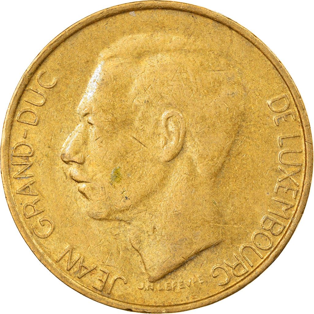 Luxembourg | 5 francs | Monarque | Bronze d’aluminium-nickel | KM : 60 | 1986-1988