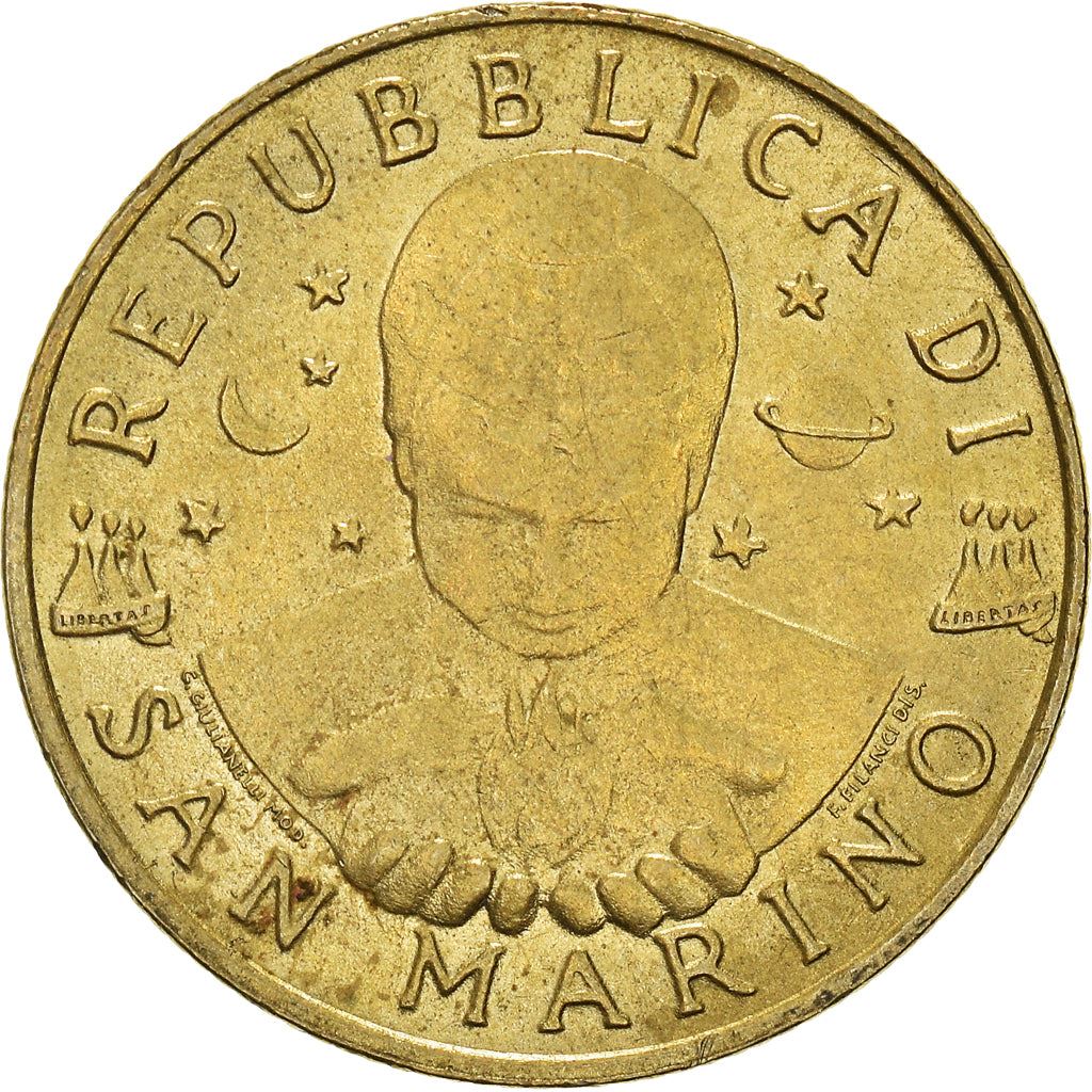 San Marino | 200 Lire Coin | Immanuel Kant | Km:356 | 1996