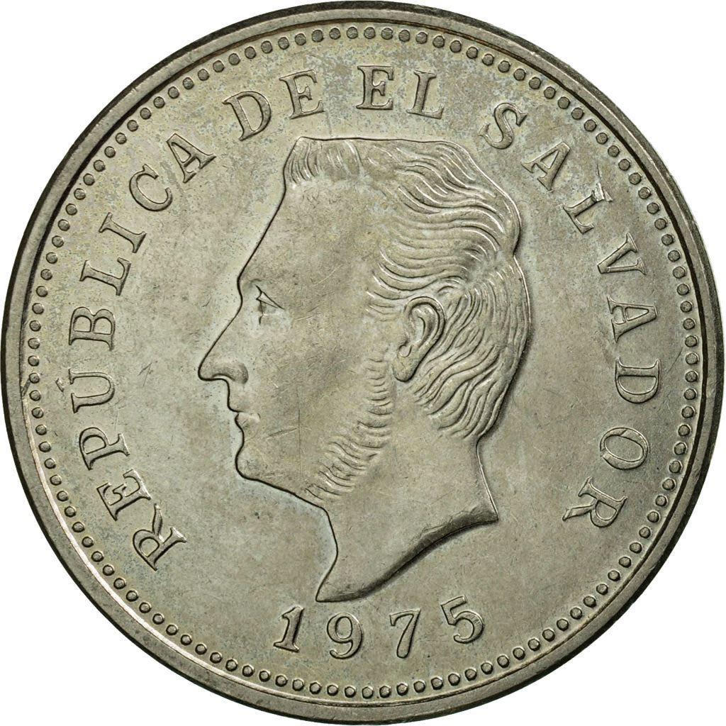 El Salvador | 5 Centavos Coin | Francisco Morazan | Km:149 | 1975 - 1986