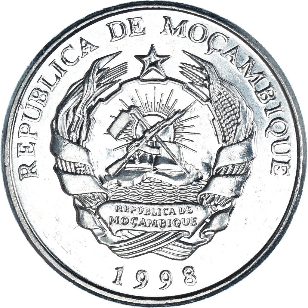 Mozambique 5000 Meticais Coin | Electric Lines | KM124 | 1998