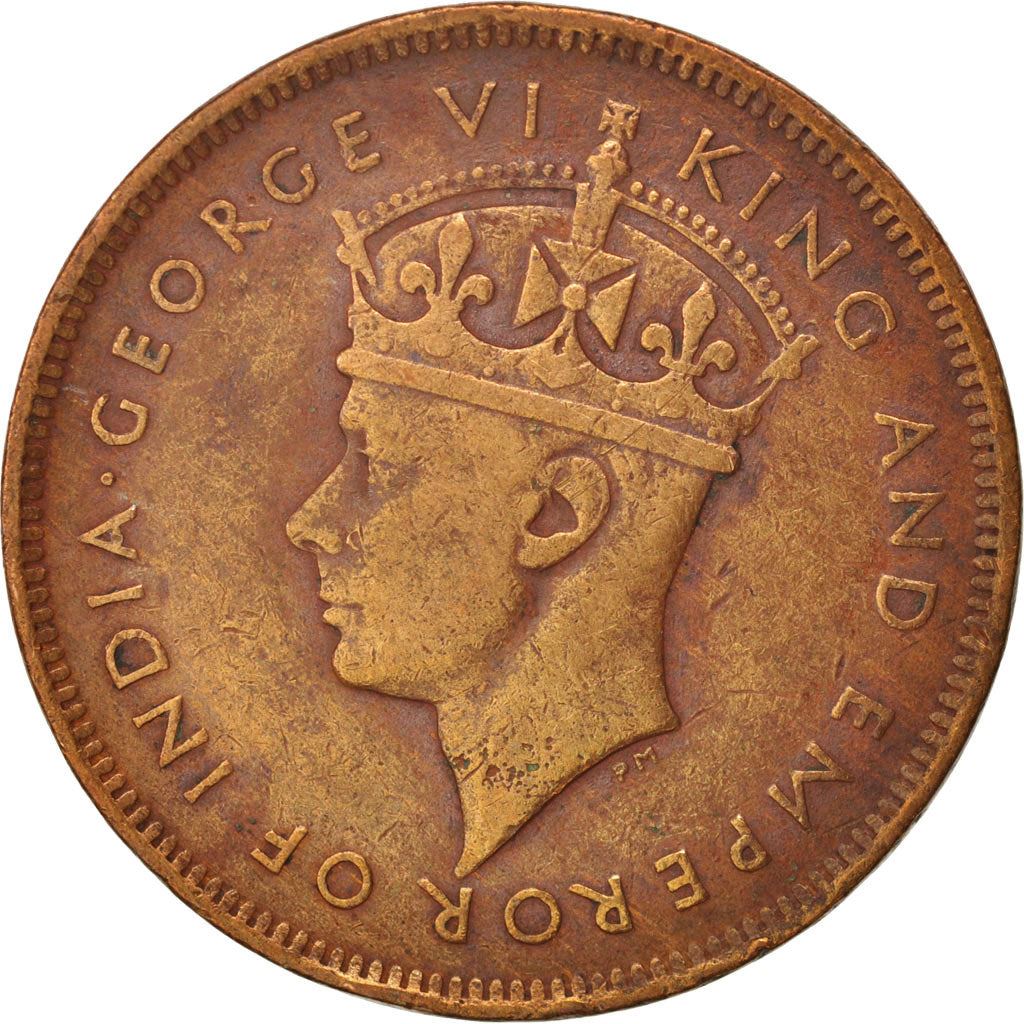 Mauritius | 5 Cents Coin | George VI | Km:20 | 1942 - 1945
