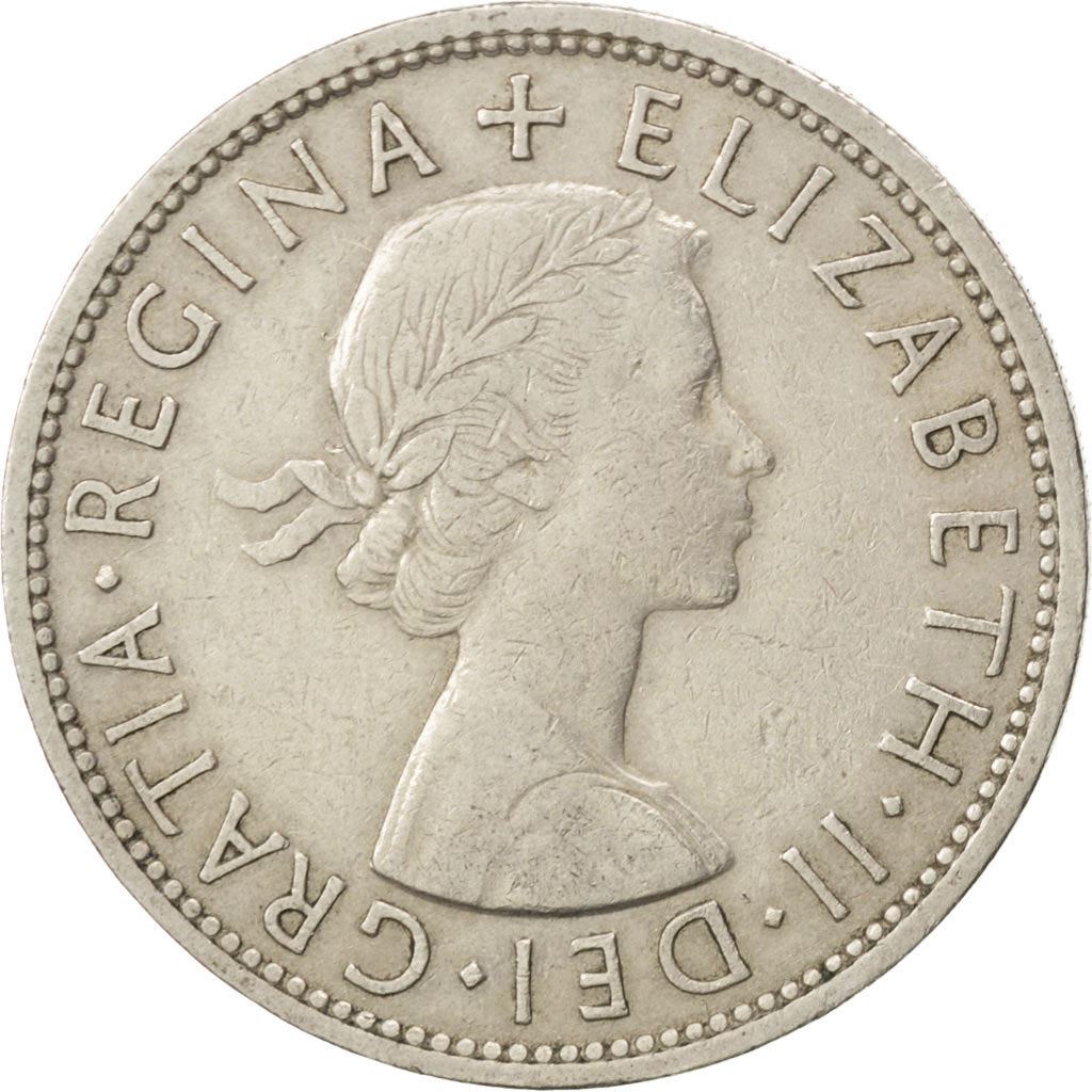 United Kingdom | 1/2 Crown Coin | Elizabeth II | Km:907 | 1954 - 1970