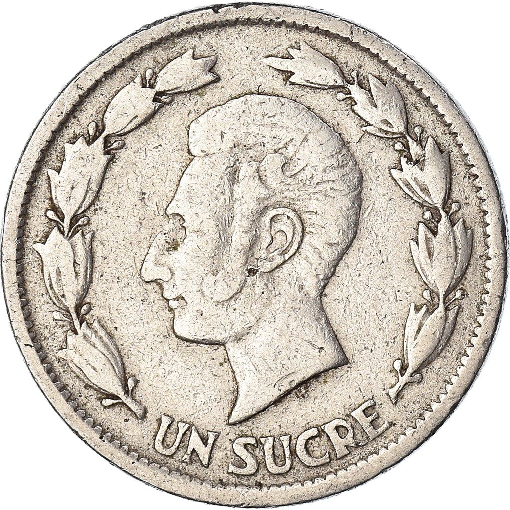 Ecuador | 1 Sucre Coin | Nickel | Military leader | KM:78.1 | 1937-1946