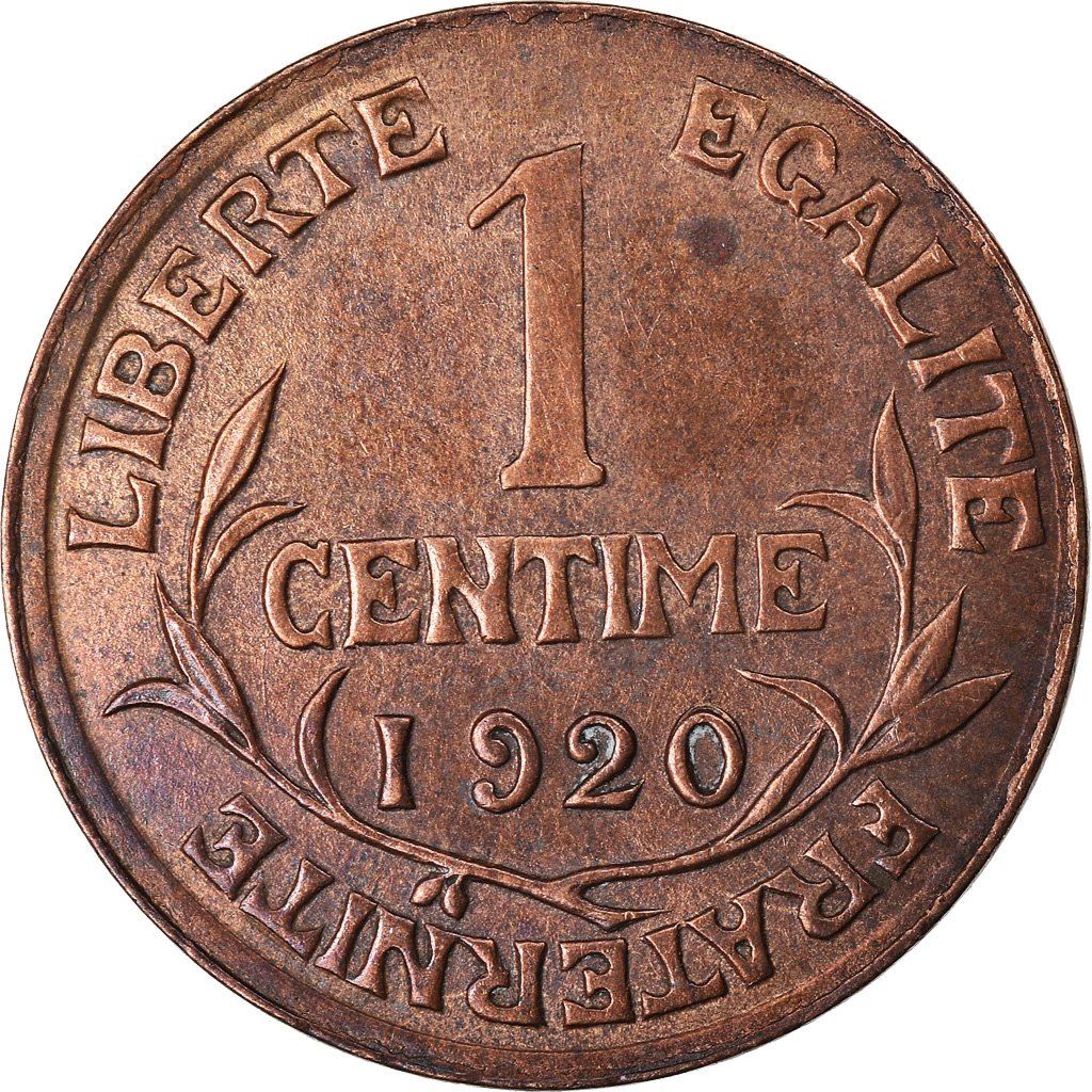 French 1 Centime Coin | Third Republic | KM840 | France | 1898 - 1920