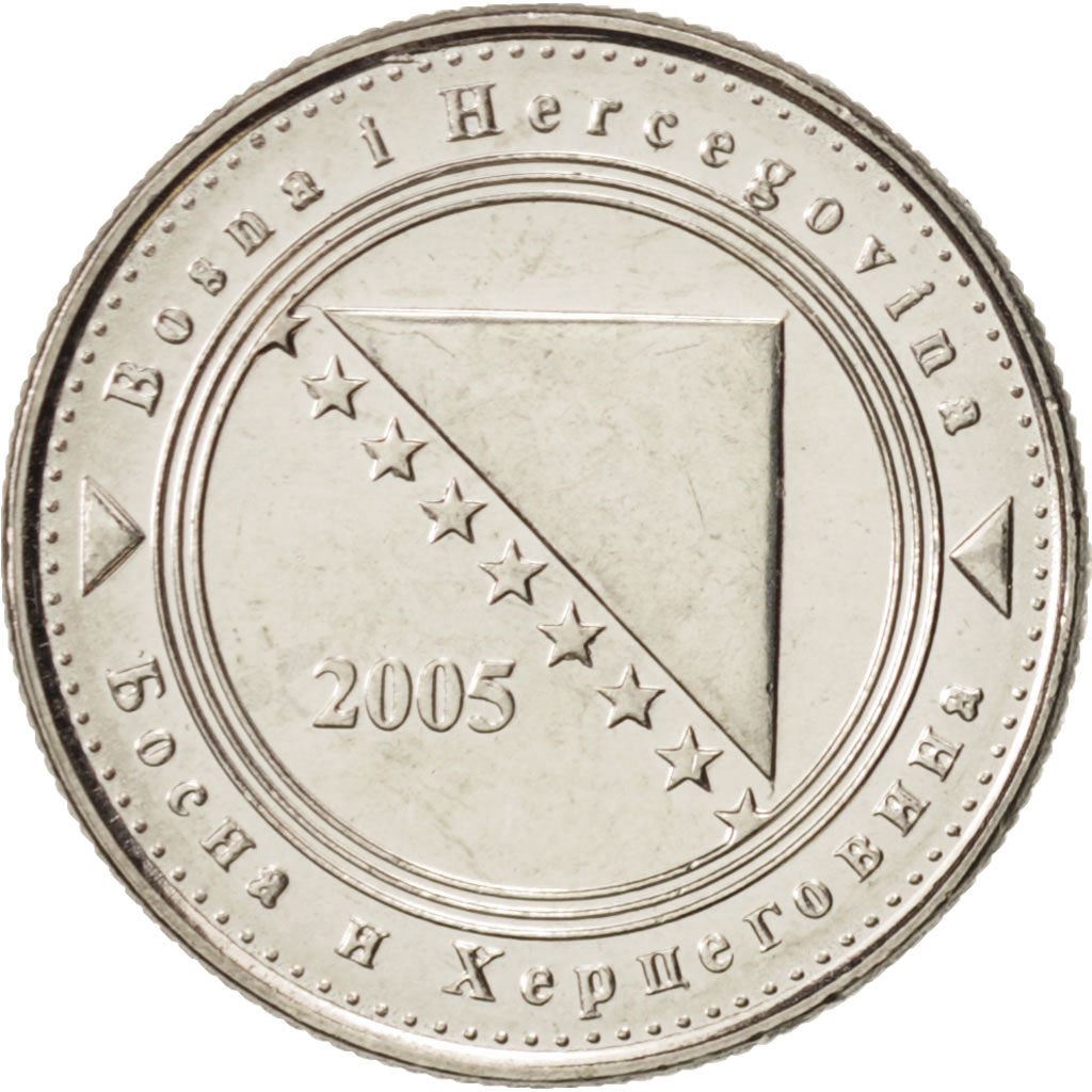 Bosnia and Herzegovina | 5 Feninga Coin | Map of Bosnia | Km:121 | 2005 - 2025