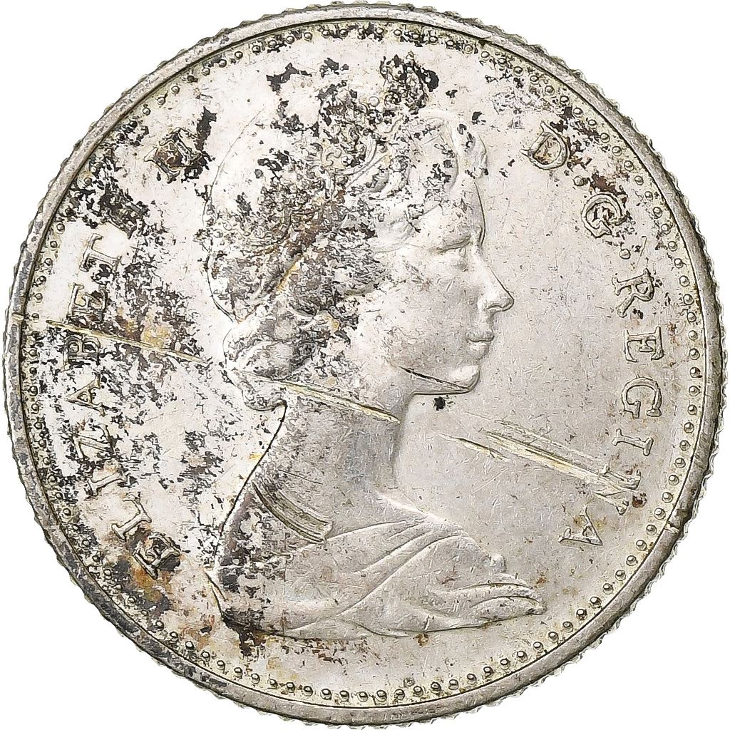 Canada | 10 Cents Coin | Nickel | 2nd portrait | KM:72a | 1968