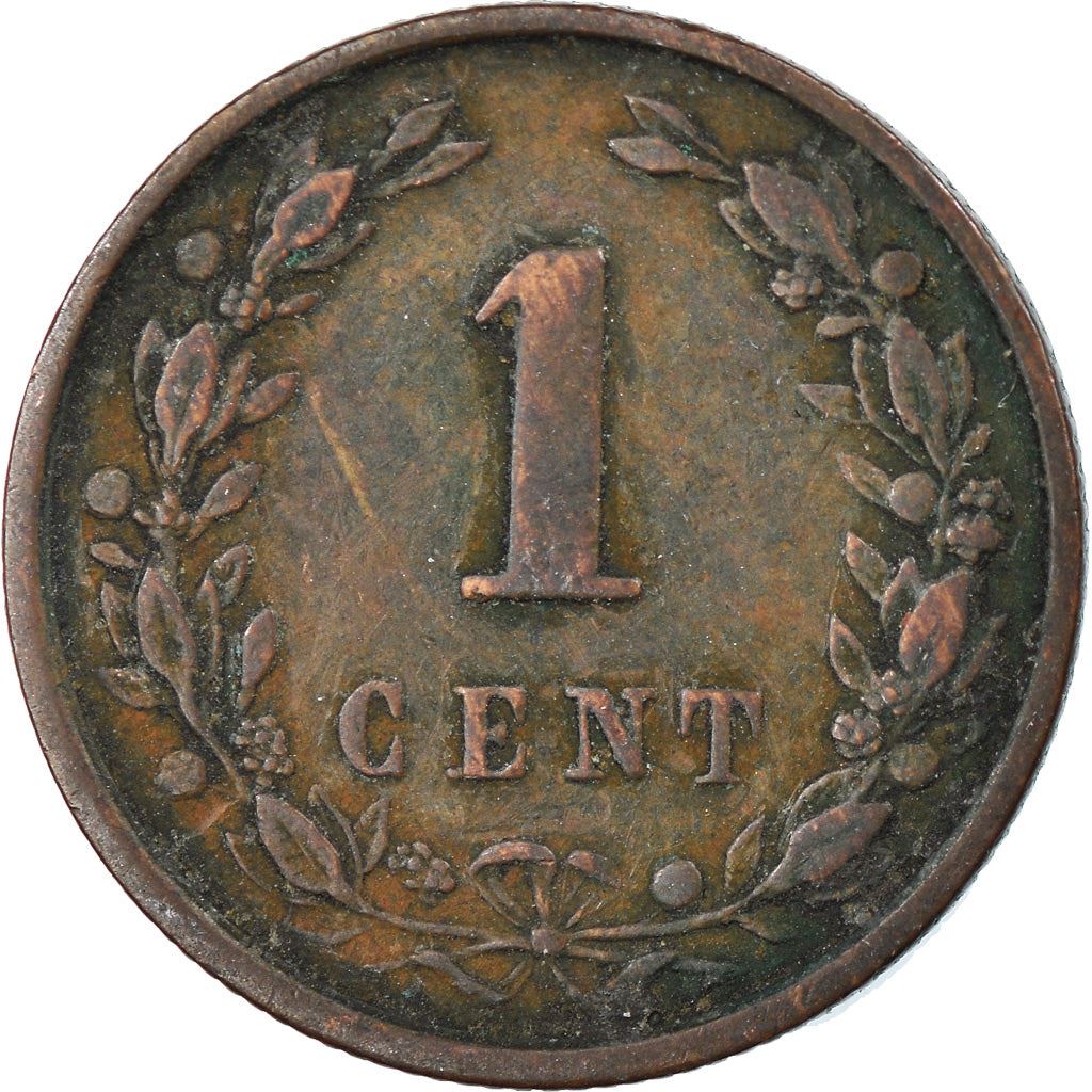 Pays-Bas | Pièce de 1 Cent | Lion | Km : 107 | 1877 - 1900