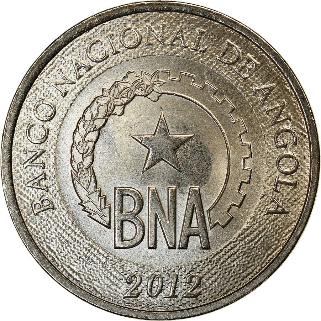 Angola | 50 Centimos Coin | Gear | Wreath | Km:107 | 2012