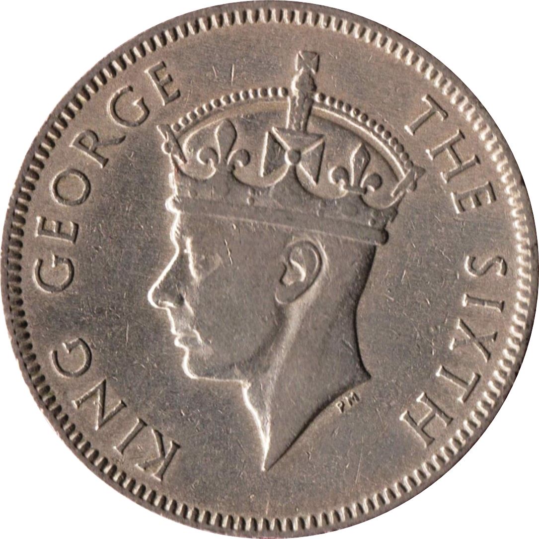 Belizean 25 Cents Coin | George VI | KM26 | Belize | 1952
