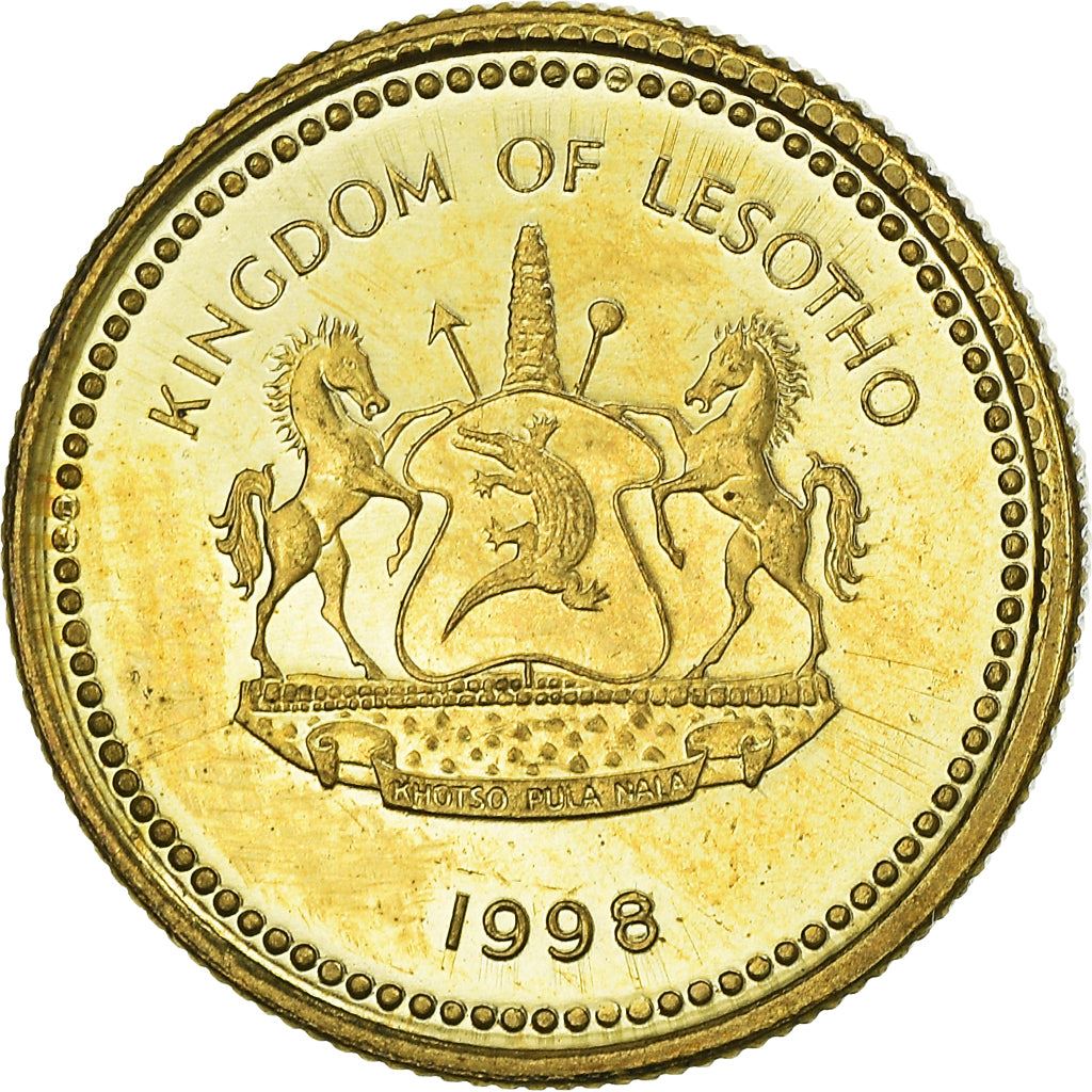 Lesotho | 10 Lisente Coin | Angora goat | Km:63 | 1998 - 2023