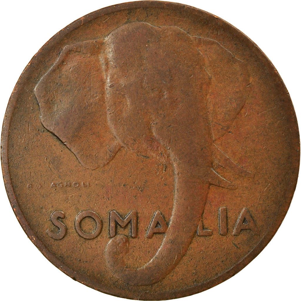 Somalia | 5 Centesimi Coin | Elephant | Km:2 | 1950