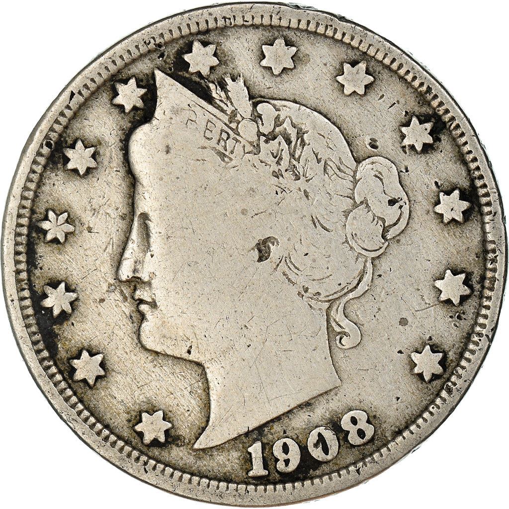 United States | 5 Cents Coin | Liberty | Roman Numeral | KM112 | 1883 - 1913