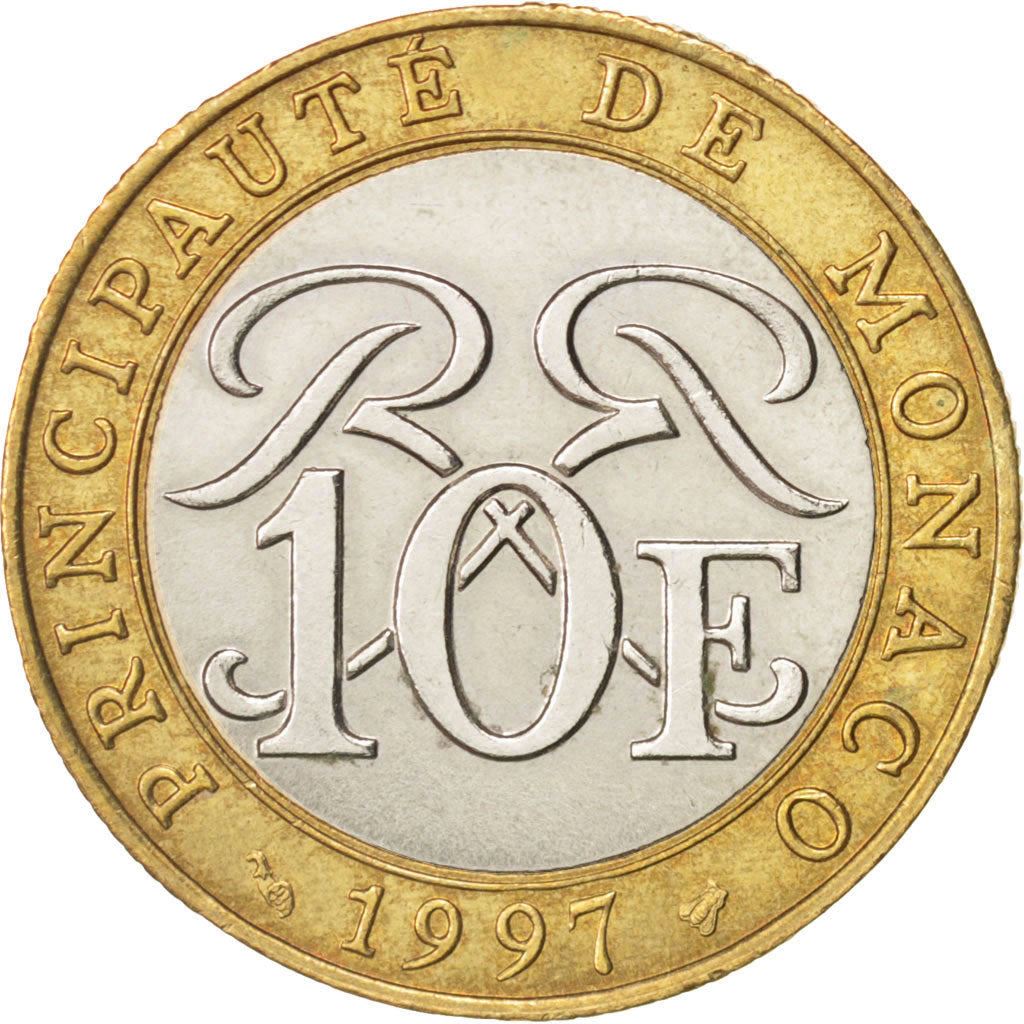Monaco | 10 Francs Coin | Rainier III | Km:163 | 1989 - 2000