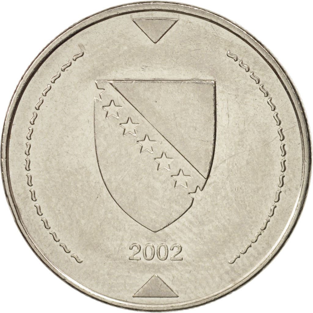 Bosnia and Herzegovina | 1 Konvertibilna Marka Coin | Coat of arms of Bosnia | Km:118 | 2000 - 2025