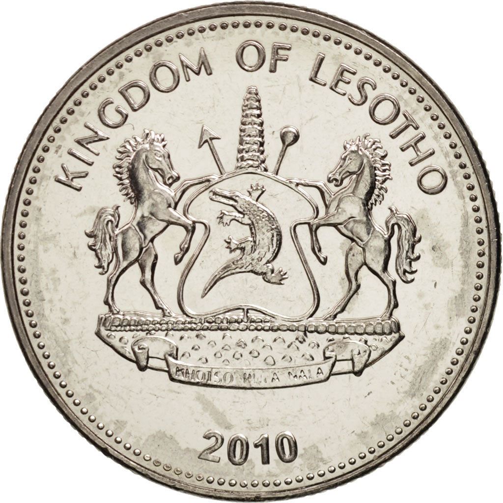 Lesotho | 5 Maloti Coin | Wheat sprigs | Km:59 | 1996 - 2010