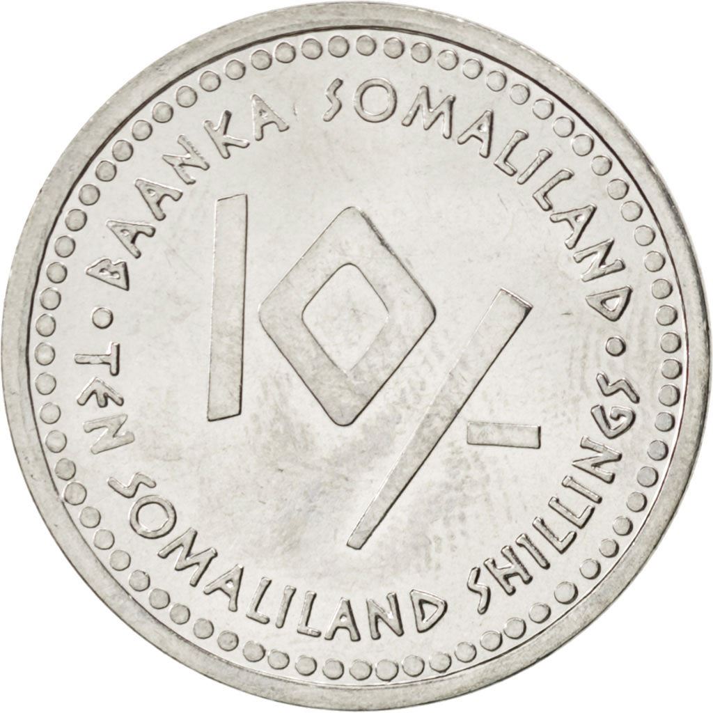 Somaliland | 10 Shillings Coin | Pisces | Stainless steel | KM:8 | 2006