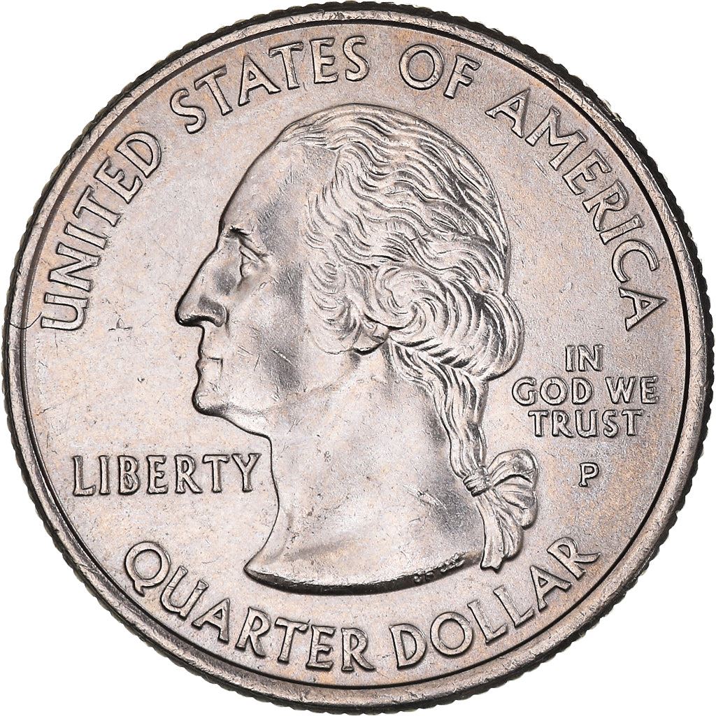 United States | 1/4 Dollar Coin | Oklahoma | Km:421 | 2008