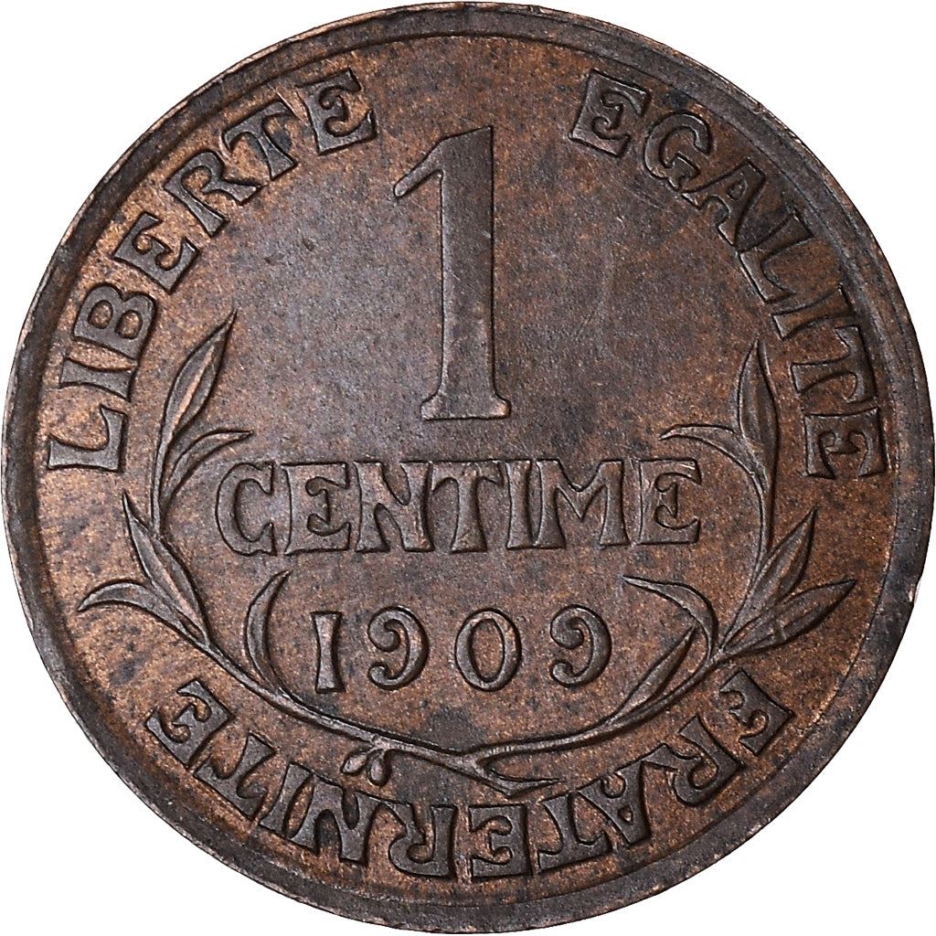 French 1 Centime Coin | Third Republic | KM840 | France | 1898 - 1920