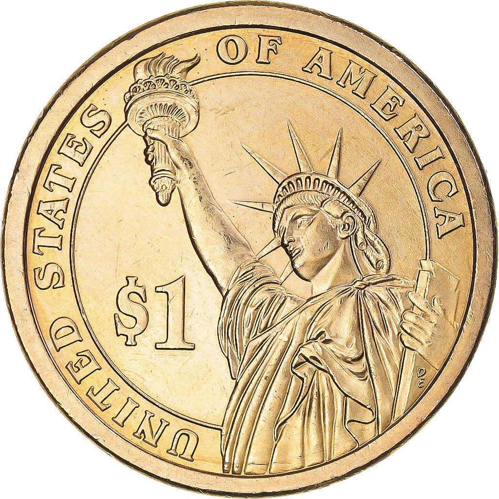United States | 1 Dollar Coin | John Adams | Km:402 | 2007