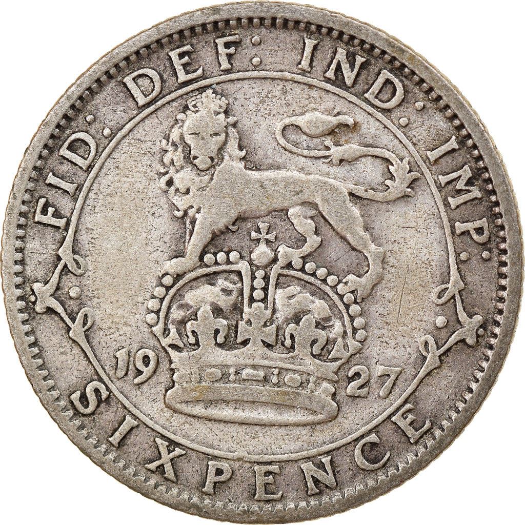 United Kingdom | 6 Pence Coin | George V | Km:828 | 1926 - 1927