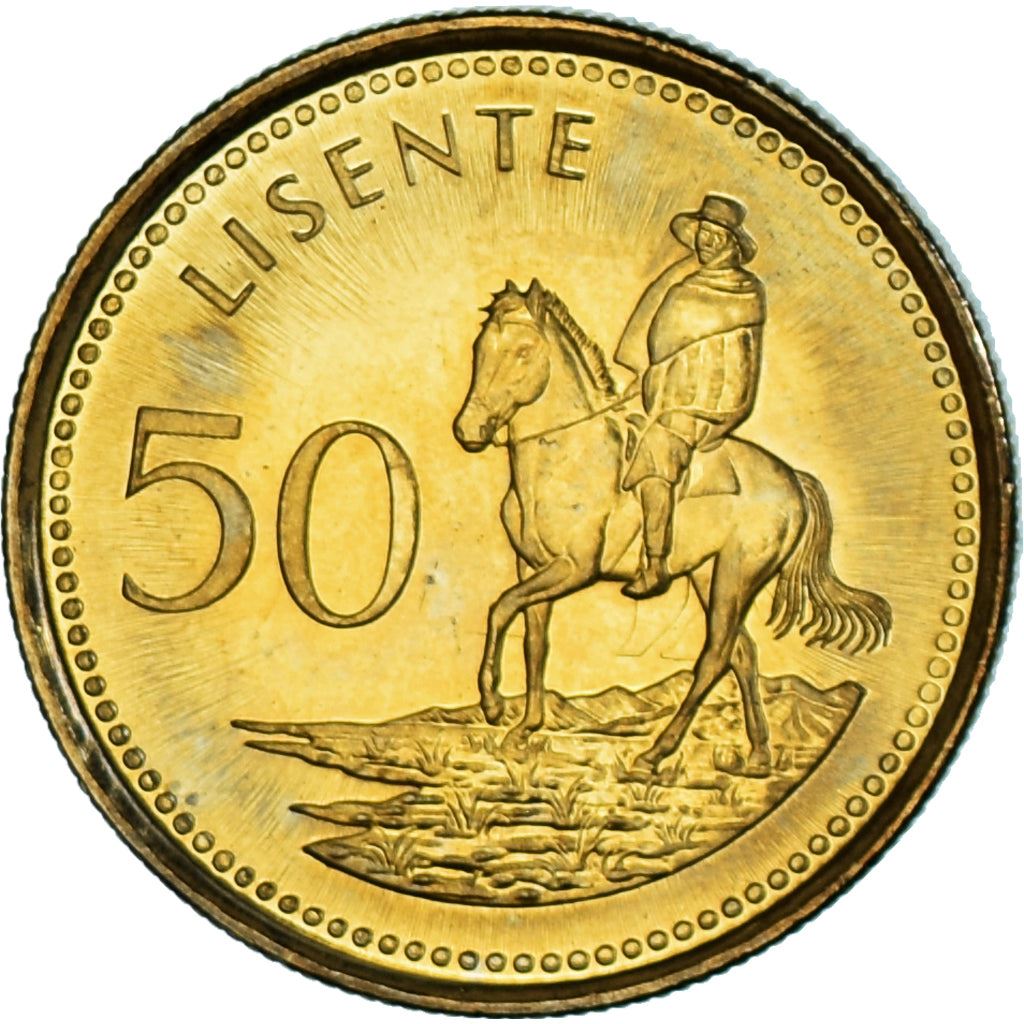 Lesotho | 50 Lisente Coin | Equestrian | Km:65 | 1998 - 2018