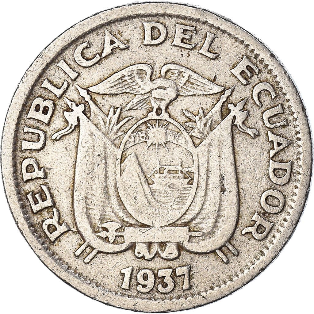 Ecuador | 1 Sucre Coin | Nickel | Military leader | KM:78.1 | 1937-1946