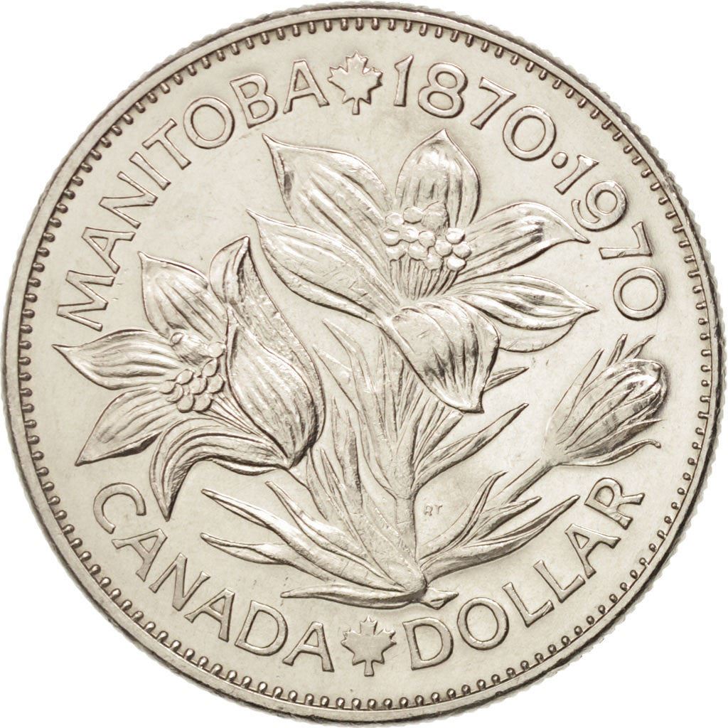 Canada | 1 Dollar Coin | Manitoba | Nickel | KM:78 | 1970