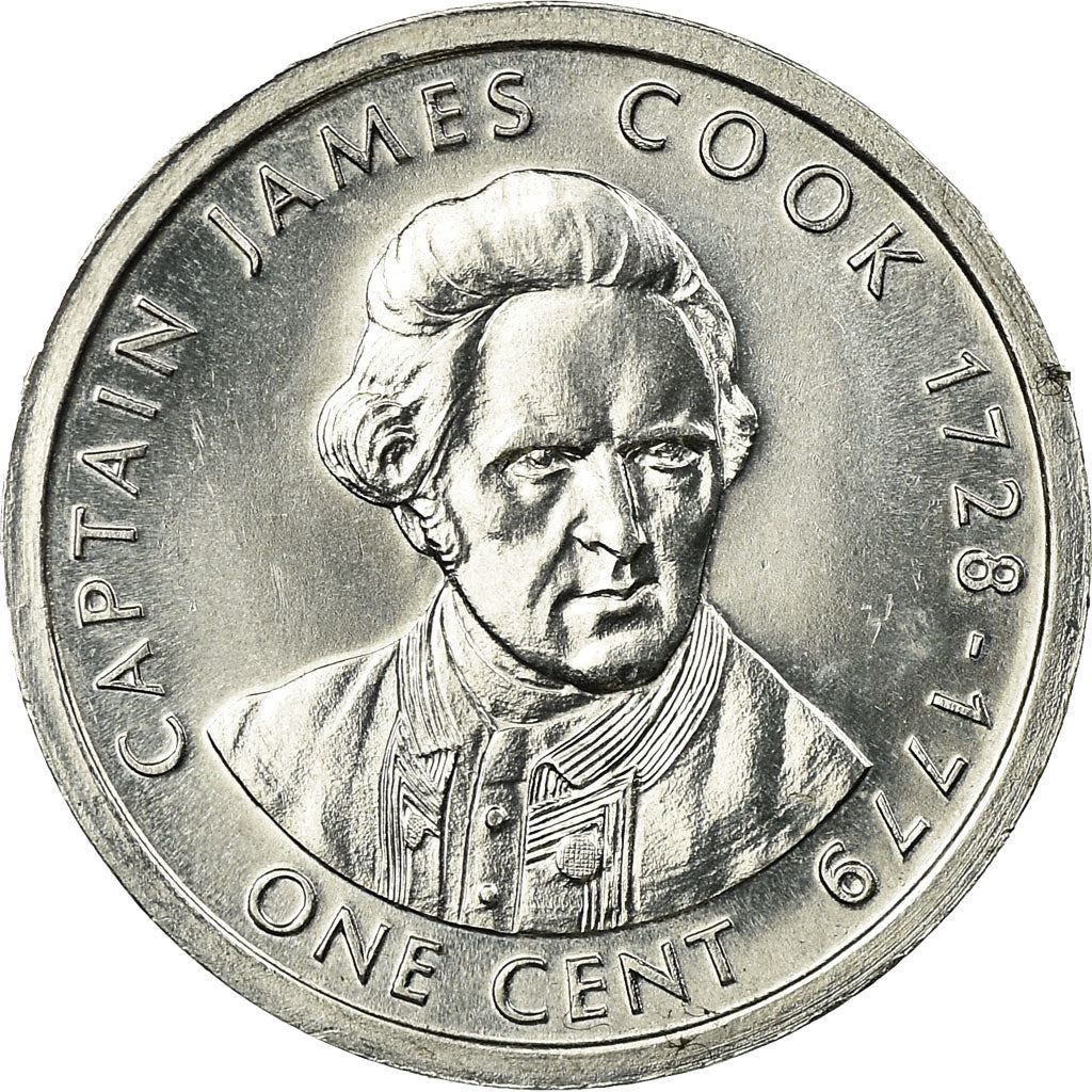 Cook Islands | 1 Cent Coin | James Cook | Km:419 | 2003
