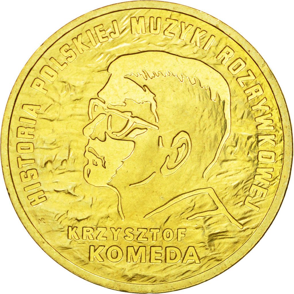 Poland | 2 Zlotys Coin | Krzysztof Komeda | Y:727 | 2010