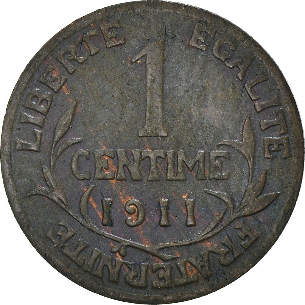 French 1 Centime Coin | Third Republic | KM840 | France | 1898 - 1920