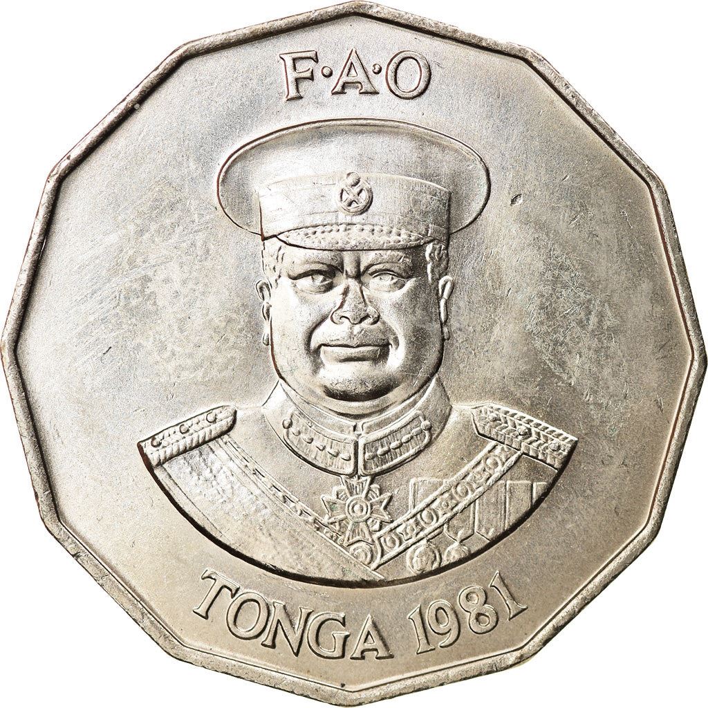 Tonga | 50 Seniti Münze | König Tupou IV | Tomate | FAO | Km:71 | 1981 - 1996
