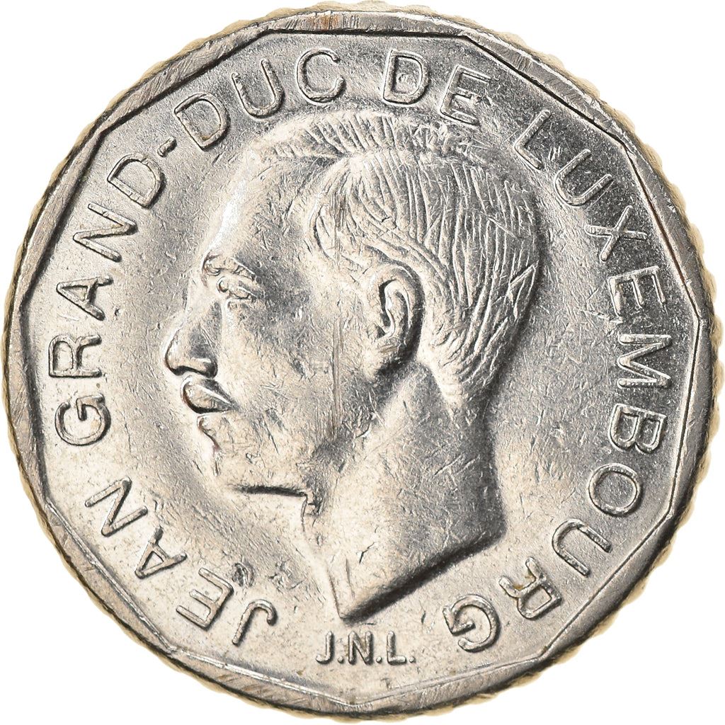 Luxembourg | 50 Francs Coin | Nickel | Monarch | Crown | KM:62 | 1987-1989