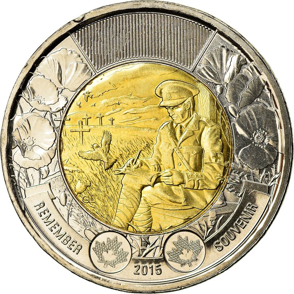 Canada | 2 Dollars Mønt | Erindring | Bimetal | KM:1854 | 2015