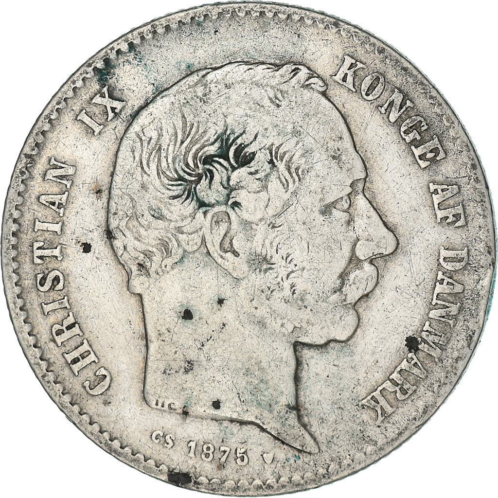 Denmark | 1 Krone Coin | Christian IX | KM:797 | 1875 - 1898