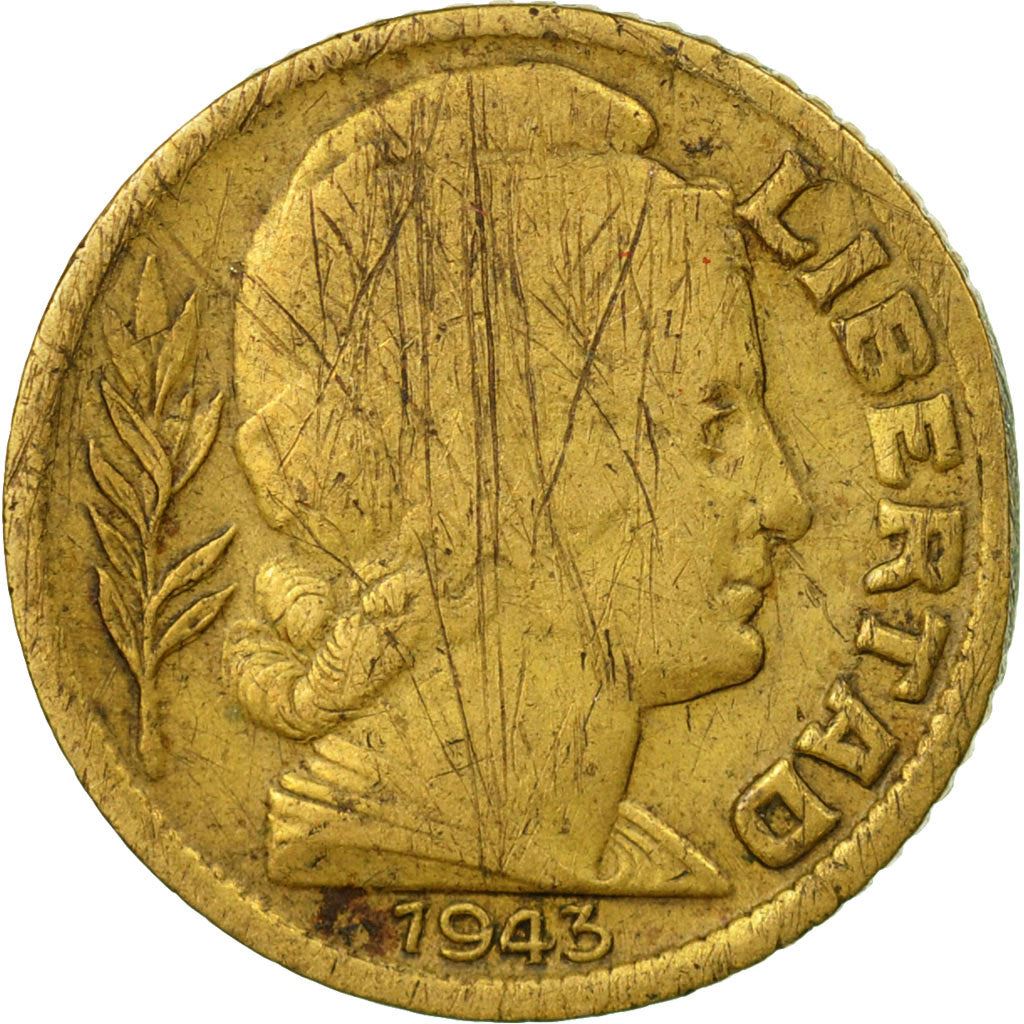 Argentina | 5 Centavos Coin | Aluminium Bronze | Phrygian Cap | Km:40 | 1942 - 1950