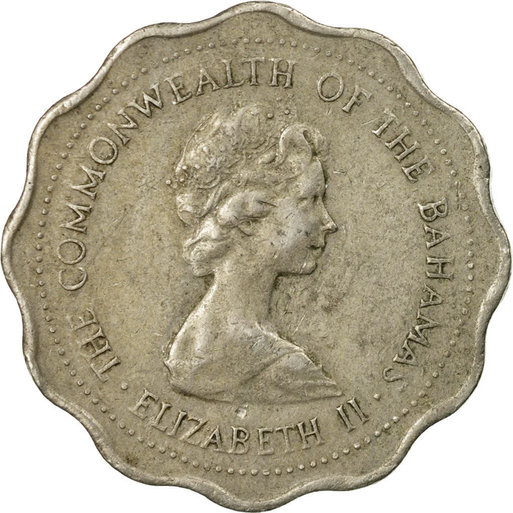 The Bahamas | 10 Cents Coin | Bonefish | Km:39 | 1973