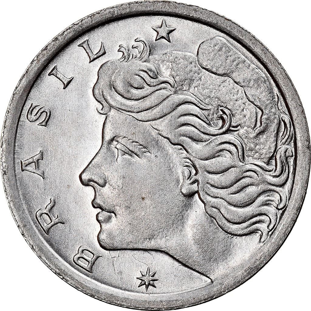 Brazil | 2 Centavos Coin | FAO | Km:586 | 1975 - 1978