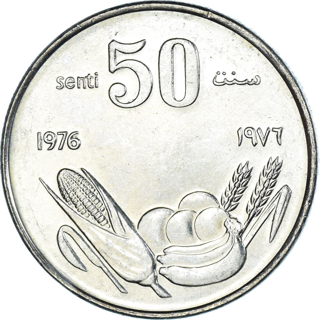 Somalia | 50 Senti Coin | FAO | Corn | Banana | Orange | Grain | Km:26 | 1976