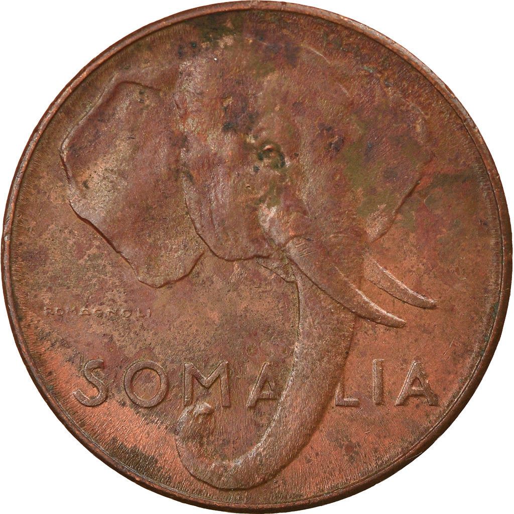 Somalia | 1 Centesimo Coin | Elephant | Km:1 | 1950