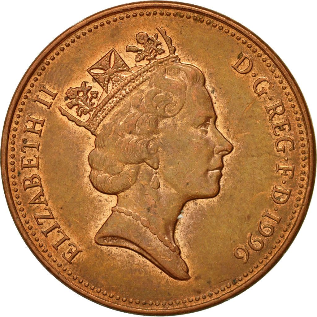 United Kingdom | 2 Pence Coin | Elizabeth II | Km:936A | 1992 - 1997