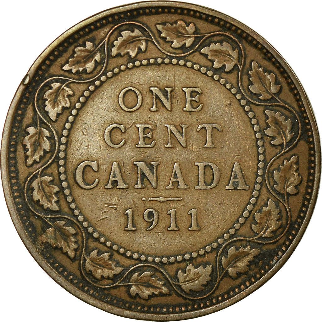 Canada | 1 Cent Coin | Bronze | KM:15 | 1911