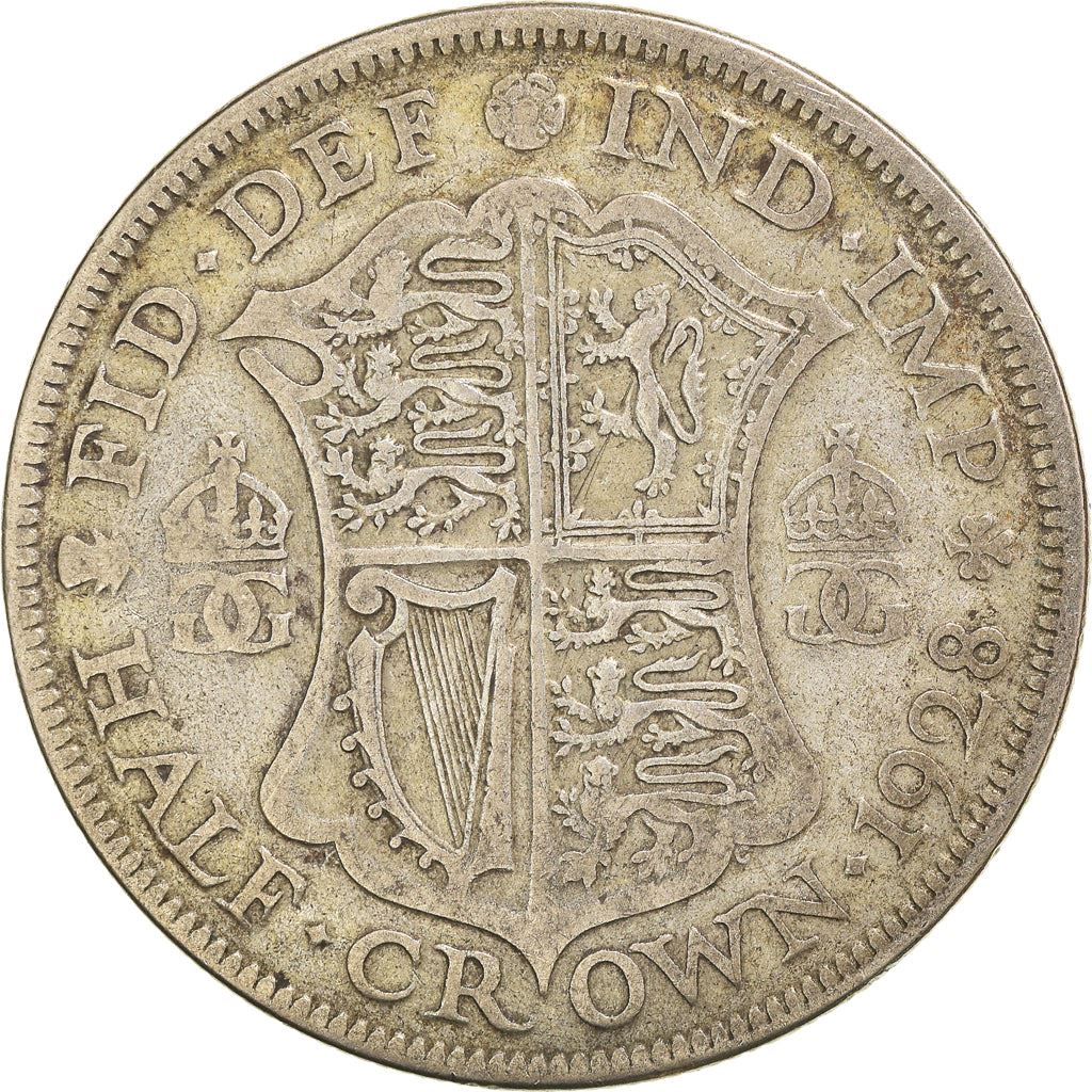United Kingdom | 1/2 Crown Coin | George V | KM:835 | 1927 - 1936