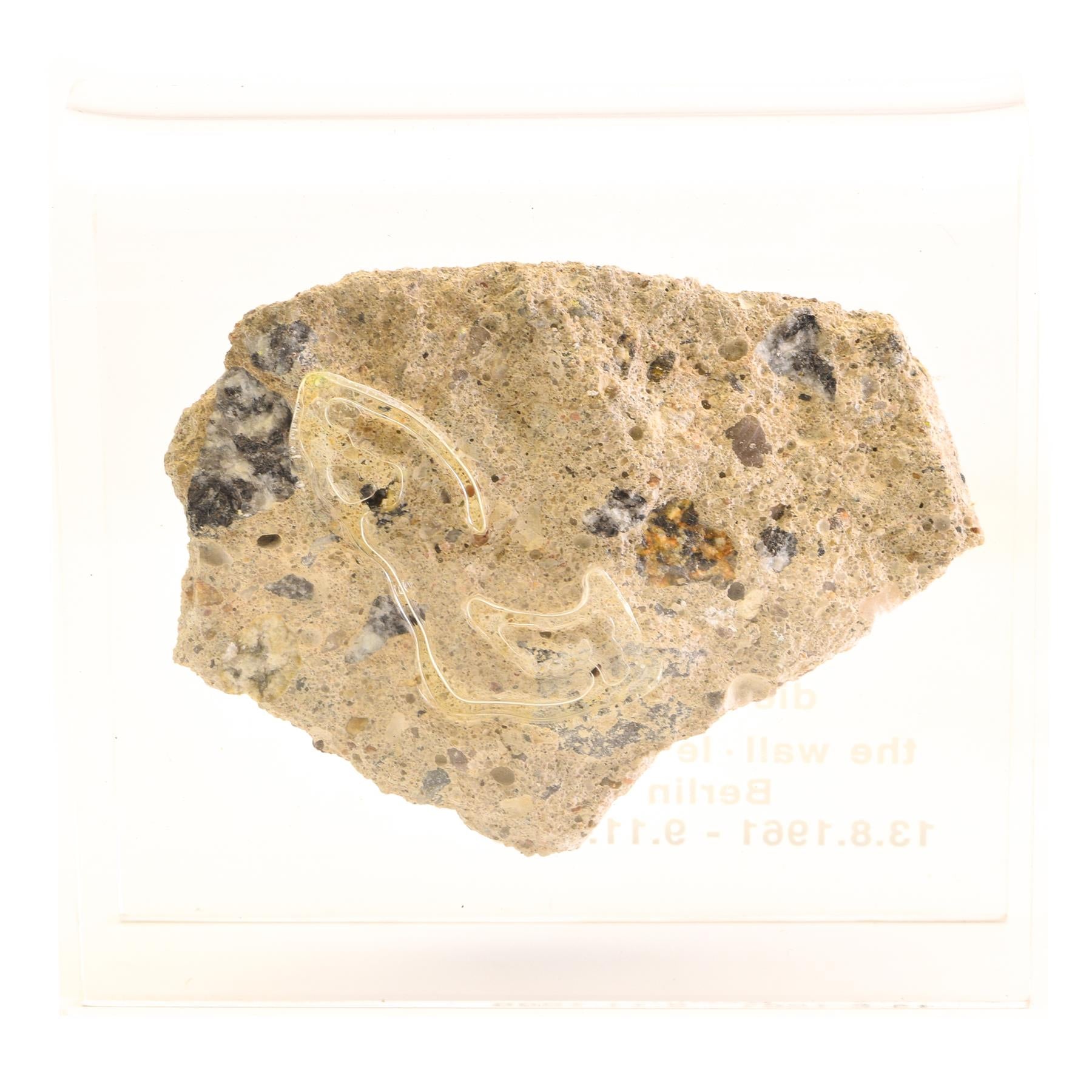 Pieces of Berlin Wall | Historical German Symbol | Concrete Fragments with Graffiti Art | 1961 - 1989