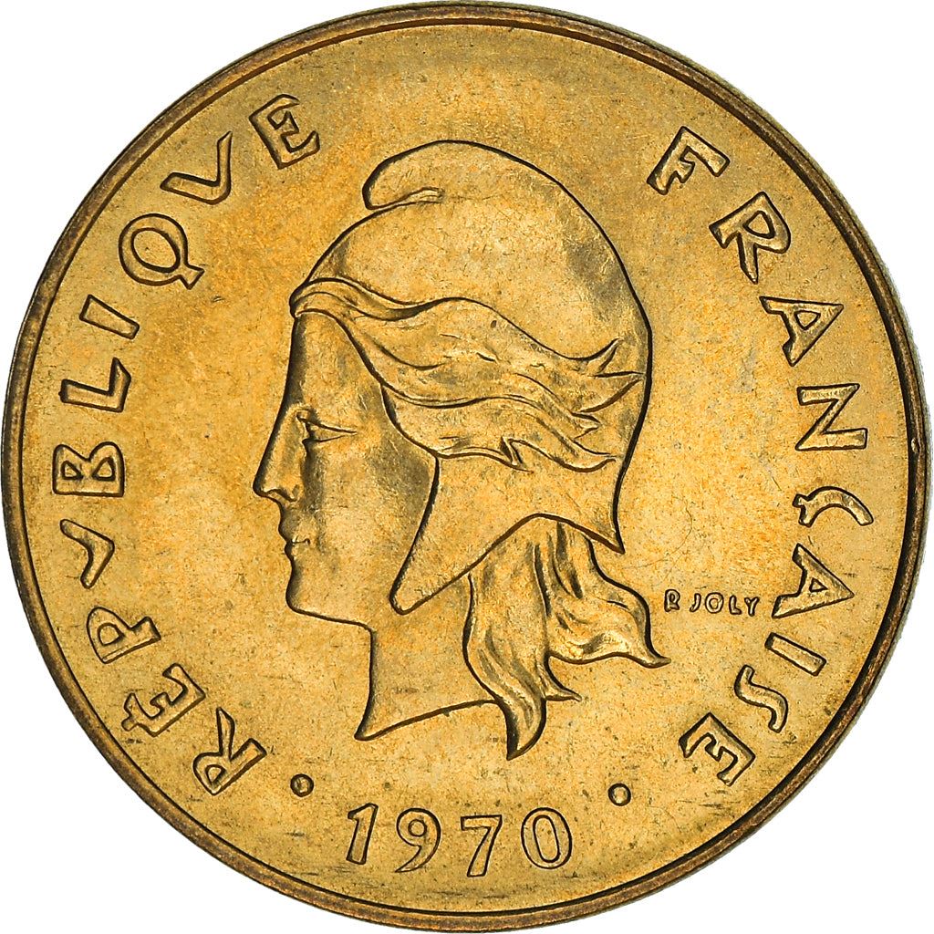 New Hebrides | 5 Francs Coin | Marianne | Frigate Bird | Km:6.1 | 1970
