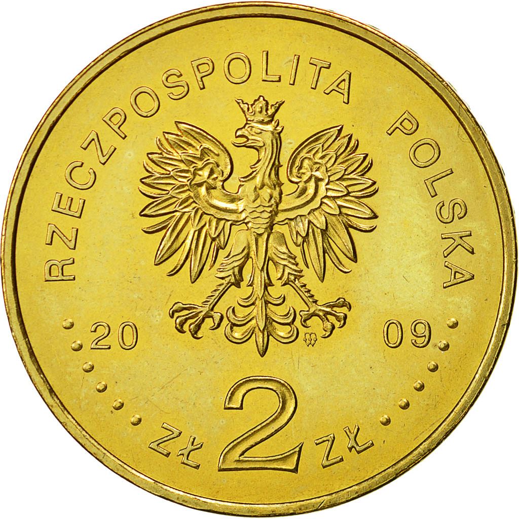 Poland | 2 Zlotys Coin | Jędrzejów | Y:710 | 2009