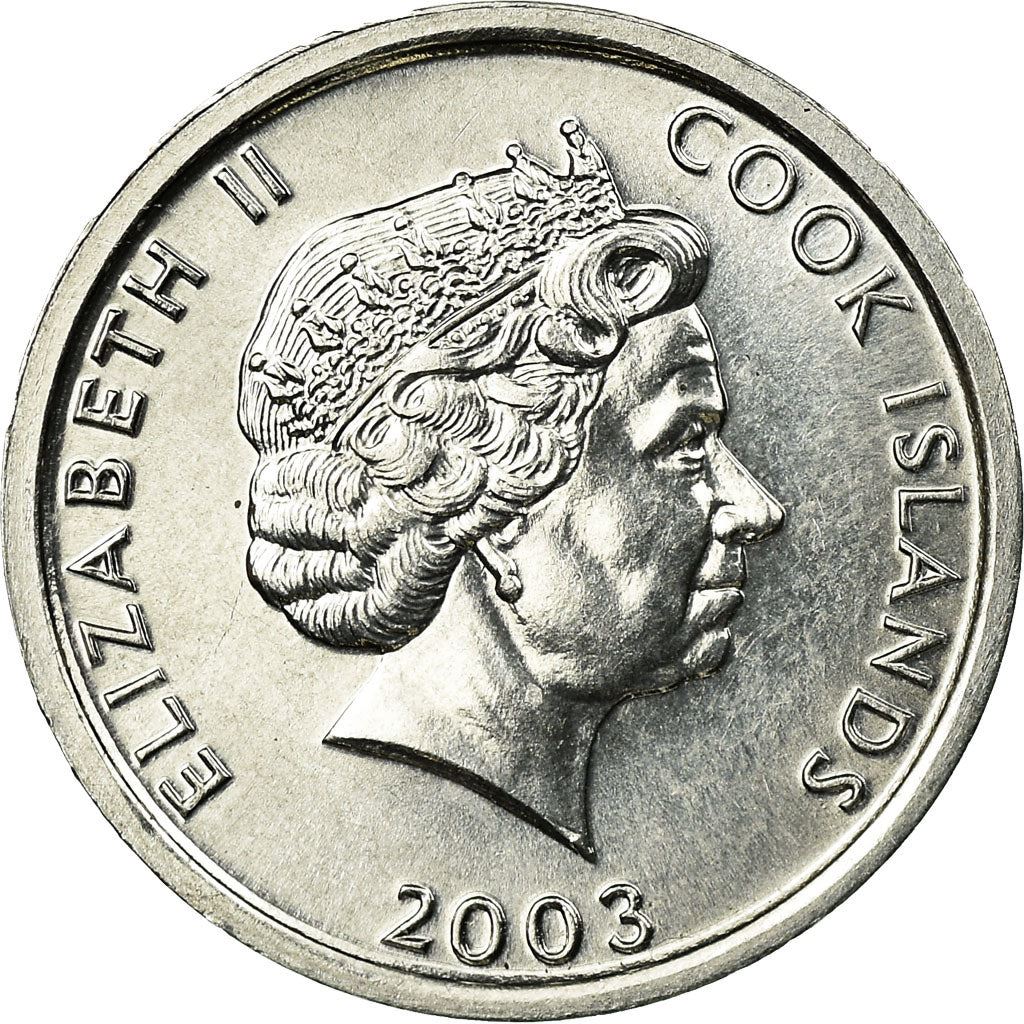 Ilhas Cook | Moeda de 1 Cêntimo | Macaco | Km:423 | 2003