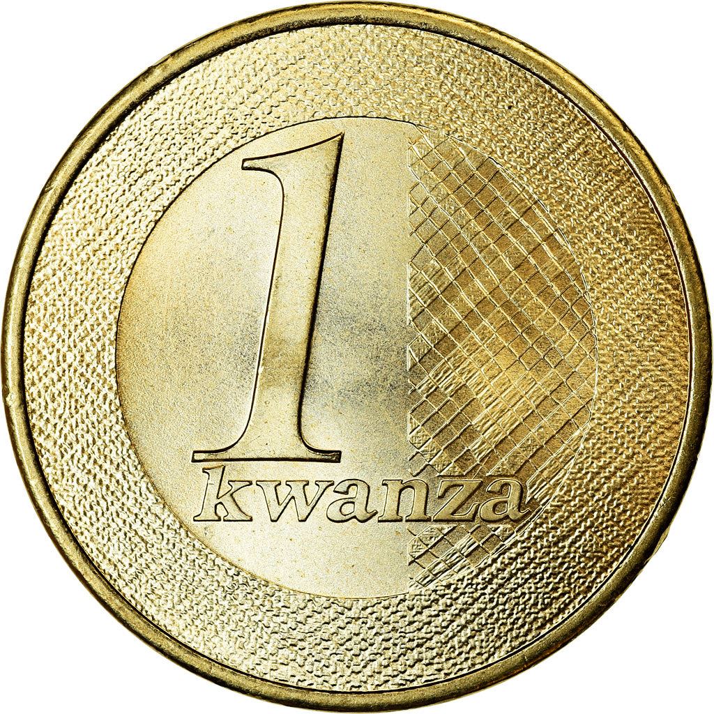 Angola | 1 Kwanza Coin | Gear | Wreath | Km:108 | 2012