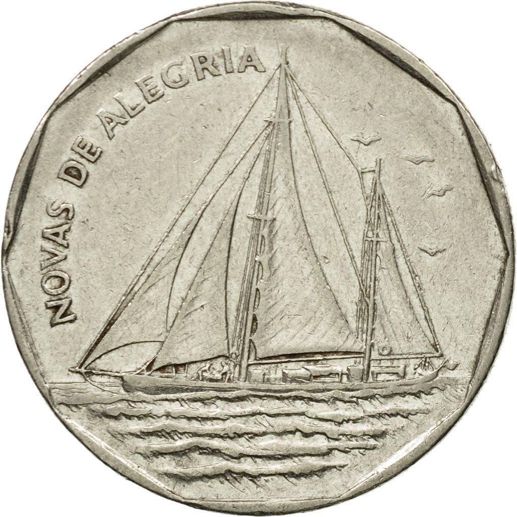 Cape Verde | 20 Escudos Coin | Sailing Ship Novas de Alegria | Sea | KM42 | 1994
